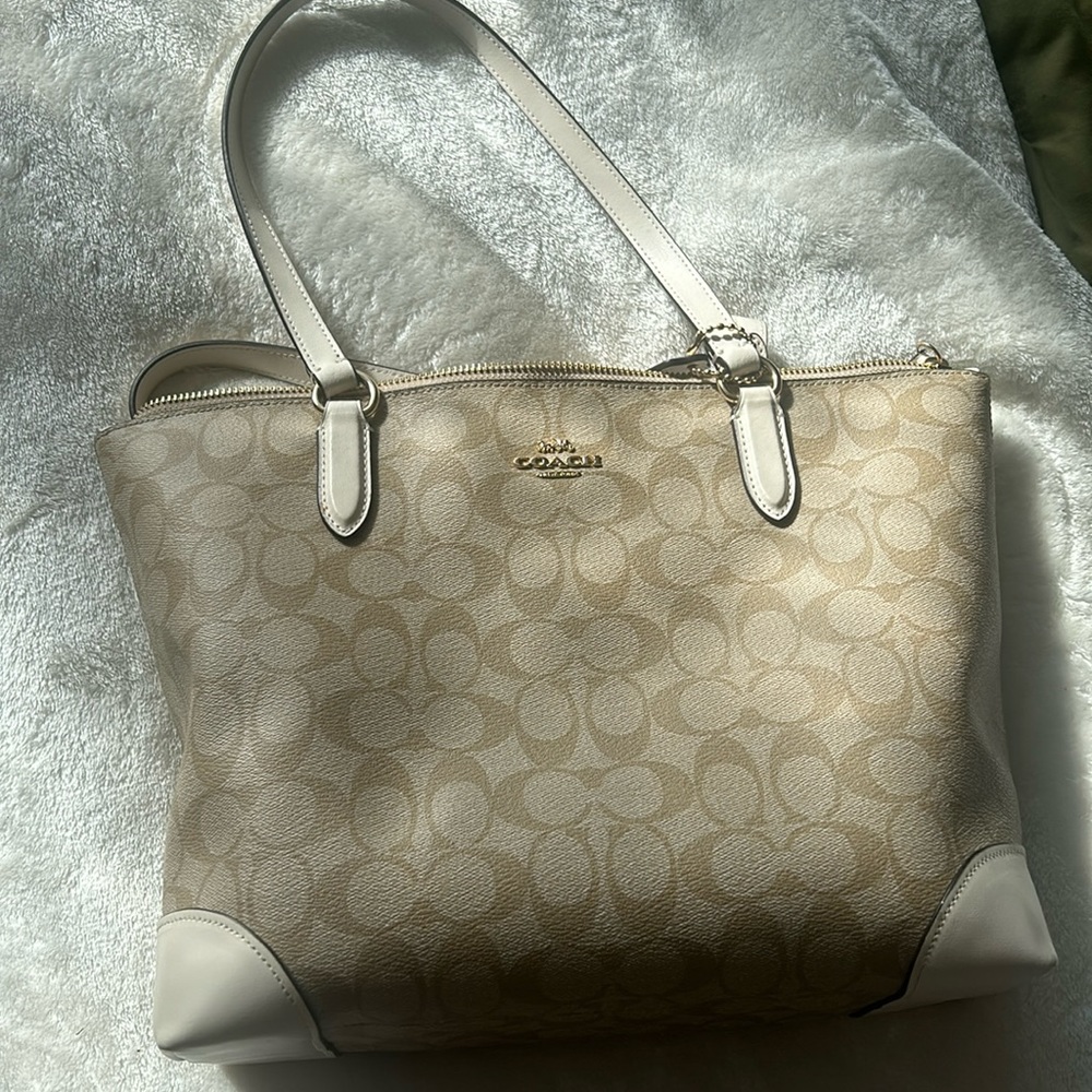 Coach Tan Tote Bag